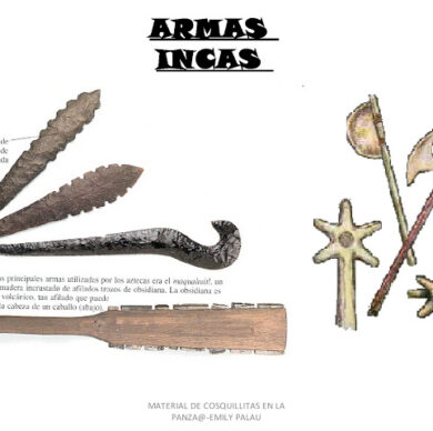 ARMAS DE LOS GUERREROS INCAS ARMAS DE LOS GUERREROS INCAS